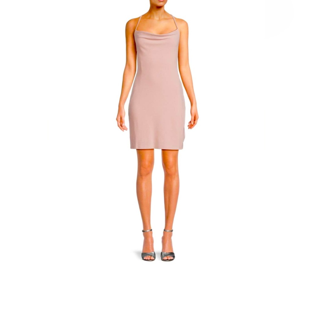 BCBGENERATION Cowlneck Mini Sheath Dress Size Large